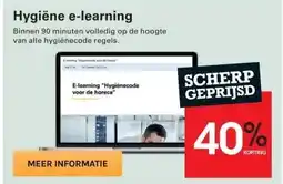 Sligro Hygiène e-learning aanbieding
