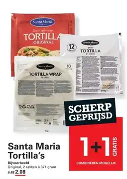 Sligro Santa Maria Tortilla's aanbieding