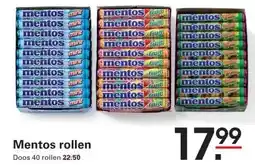 Sligro Mentos rollen aanbieding