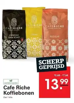 Sligro Cafe Riche Koffiebonen aanbieding