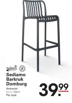 Sligro Sediamo Barkruk Domburg aanbieding