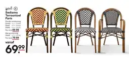 Sligro Sediamo Terrasstoel Paris aanbieding