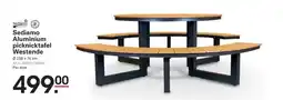 Sligro Sediamo Aluminium picknicktafel Westende aanbieding