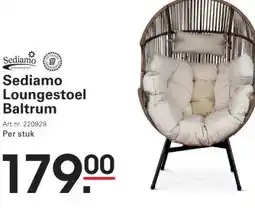 Sligro Sediamo Loungestoel Baltrum aanbieding