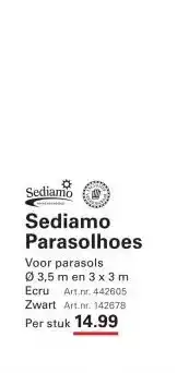 Sligro Sediamo Parasolhoes aanbieding