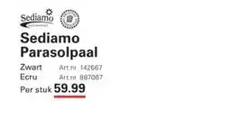 Sligro Sediamo Parasolpaal aanbieding