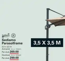 Sligro Sediamo Parasolframe aanbieding