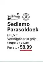 Sligro Sediamo Parasoldoek aanbieding