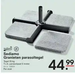 Sligro Sediamo Granieten parasoltegel aanbieding