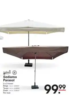Sligro Sediamo Parasol aanbieding