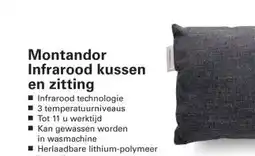 Sligro Montandor Infrarood kussen en zitting aanbieding