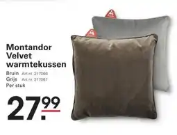 Sligro Montandor Velvet warmtekussen aanbieding