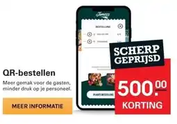 Sligro QR-bestellen aanbieding