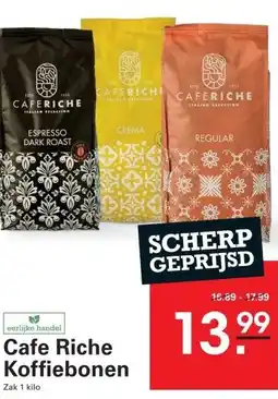Sligro Cafe Riche Koffiebonen aanbieding