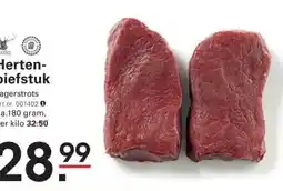 Sligro Herten- biefstuk aanbieding