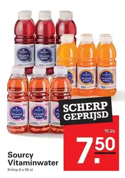 Sligro Sourcy Vitaminwater aanbieding