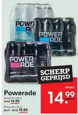 Sligro Powerade aanbieding