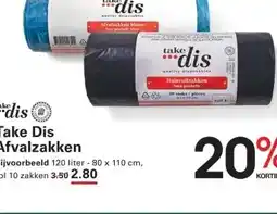 Sligro Take Dis Afvalzakken aanbieding
