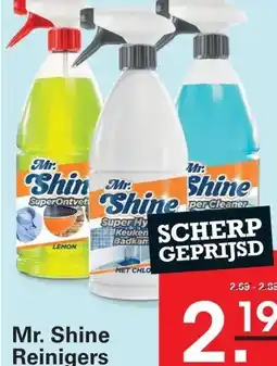 Sligro Mr. Shine Reinigers aanbieding