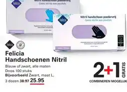 Sligro Felicia Handschoenen Nitril aanbieding