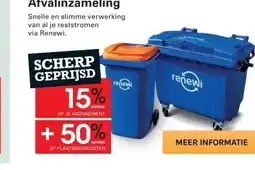 Sligro Afvalinzameling aanbieding
