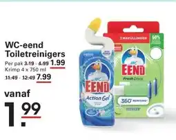 Sligro WC-eend Toiletreinigers aanbieding