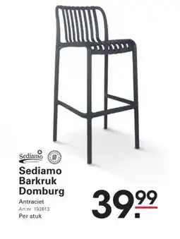 Sligro Sediamo Barkruk Domburg aanbieding