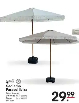 Sligro Sediamo Parasol Ibiza aanbieding