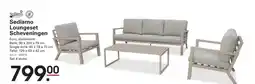 Sligro Sediamo Sediamo Loungeset Scheveningen aanbieding