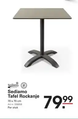 Sligro Sediamo Tafel Rockanje aanbieding