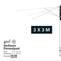 Sligro Sediamo Parasolpaal aanbieding