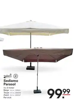 Sligro Sediamo Parasol aanbieding