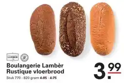 Sligro Boulangerie Lambèr Brood bruin heel rustique aanbieding