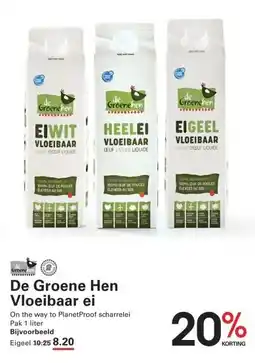 Sligro De Groene Hen Vloeibaar heel ei aanbieding