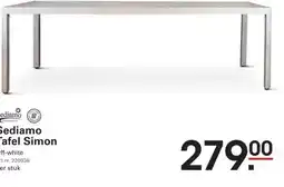 Sligro Sediamo Sediamo Tafel Simon aanbieding