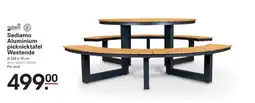 Sligro Sediamo Aluminium picknicktafel Westende aanbieding