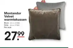 Sligro Montandor Velvet warmtekussen aanbieding