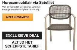 Sligro Horecameubilair via Satelliet aanbieding