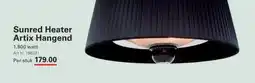 Sligro Sunred Heater Artix Hangend aanbieding