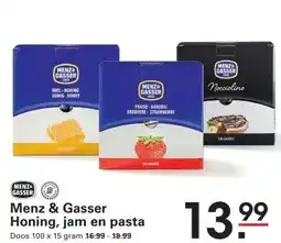 Sligro Menz & Gasser Fruit spread aardbei aanbieding
