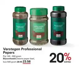 Sligro Verstegen Professional Peper wit muntok gemalen aanbieding