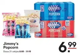 Sligro Jimmy's Popcorn sweet & salt minibag aanbieding