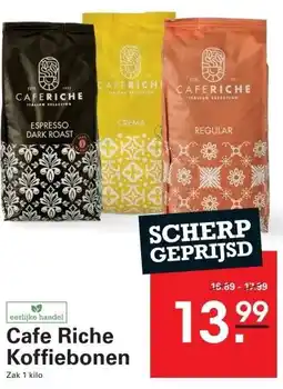 Sligro Cafe Riche Koffiebonen espresso dark roast aanbieding