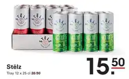 Sligro Stëlz Hard Iced Tea Peach aanbieding