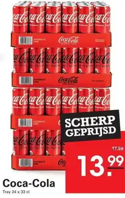 Sligro Coca-Cola Cola zero sugar cherry aanbieding