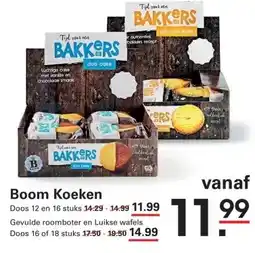 Sligro Boom Cake met vanille- en cacaosmaak aanbieding
