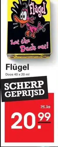 Sligro Flügel Mixdrank aanbieding