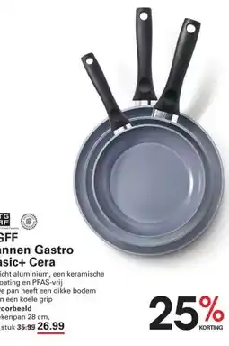 Sligro TGFF Pannen Gastro Basic+ Cera aanbieding