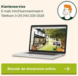 Tuinmaximaal Klantenservice aanbieding