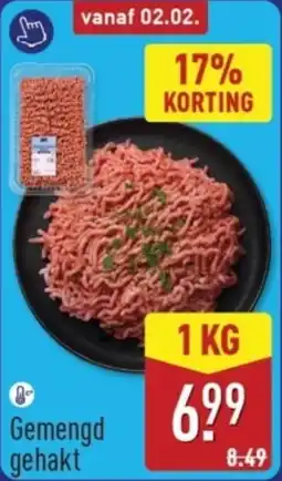 ALDI Gemengd gehakt aanbieding